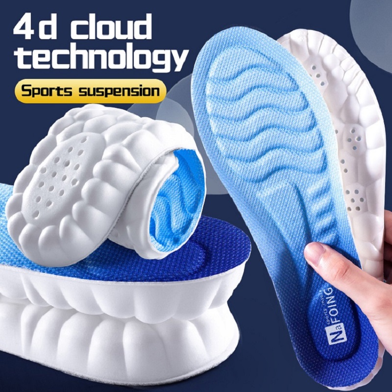 The Sneaker Care - กีฬา Insoles สําหรับรองเท้าผู้หญิงผู้ชาย PU Sole Soft
