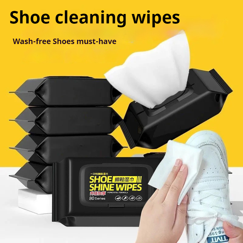 Sneaker Care Wipes - แบบพกพากลางแจ้งรองเท้าทําความสะอาดผ้าเช็ดทําความสะอาดที่มีประสิทธิภาพทิ้งรองเท้าผ้าใบผ้าทําความสะอาดสําหรับรองเท้าสีขาวรองเท้าผ้าใบชุดทําความสะอาด