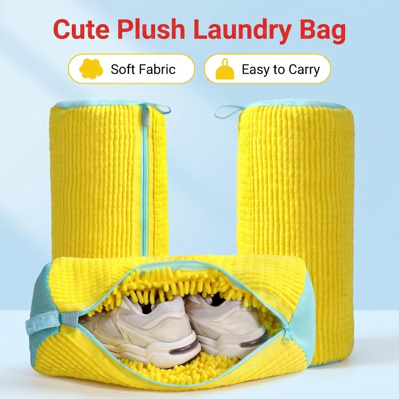 Sneaker Care Laundry - ถุงซักรองเท้าโพลีเอสเตอร์สำหรับเครื่องซักผ้า, ถุงซักรองเท้าแบบซิปนำกลับมาใช้ใหม่ได้, 360 ° ผลิตภัณฑ์ดูแลรองเท้า