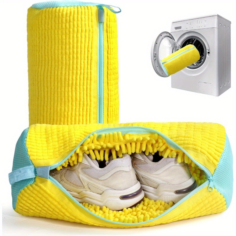 The Sneaker Care - ถุงซักรองเท้าสำหรับเครื่องซักผ้า ป้องกันรองเท้าเสียรูปทรง ถุงซักผ้าสำหรับรองเท้าผ้าใบ อุปกรณ์ช่วยซักรองเท้า ถุงดูแลรักษารองเท้า