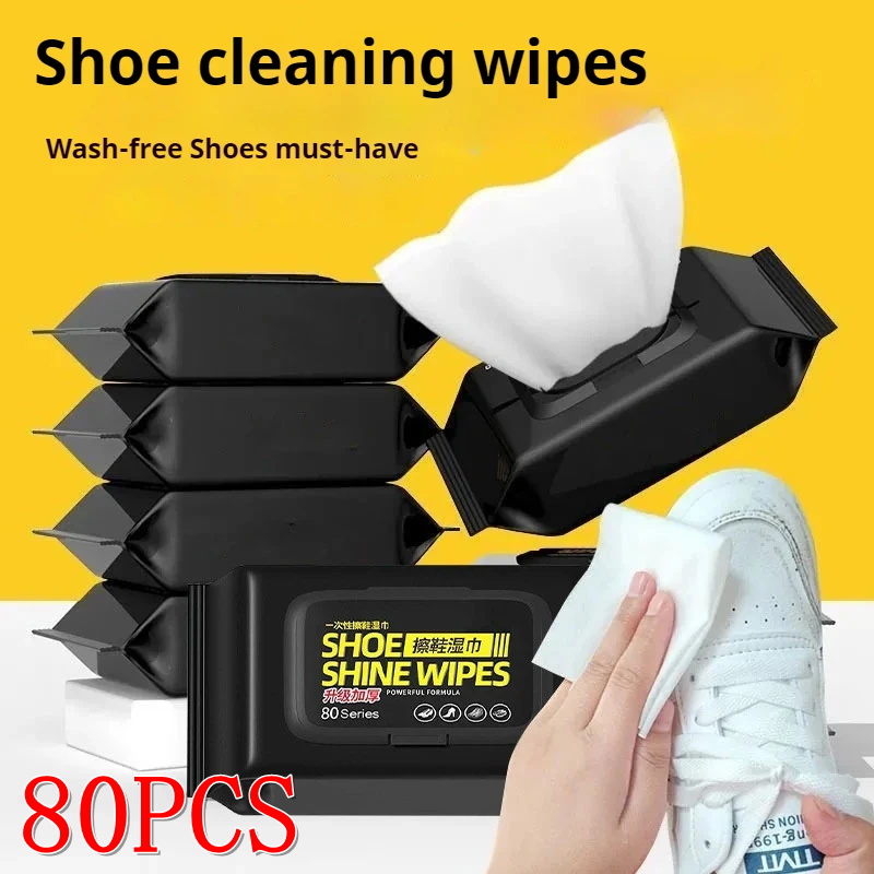 12/30/80PCS รองเท้าผ้าใบทําควา - Sneaker Care Wipes บทวิจารณ์และราคา