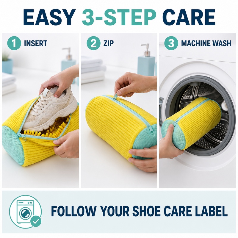 ถุงซักรองเท้าทรงกระบอก ป้องกัน - Sneaker Care Laundry บทวิจารณ์และราคา