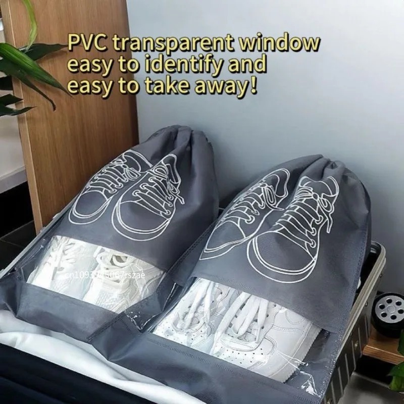1-3 ถุงเก็บรองเท้ากันฝุ่นแบบพก - Shoe Bag Dust บทวิจารณ์และราคา