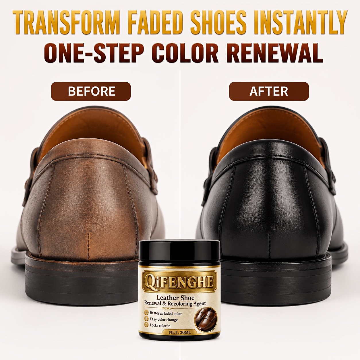 ครีมย้อมสีรองเท้าหนังแบบพกพา ข - Shoe Polish Cream บทวิจารณ์และราคา