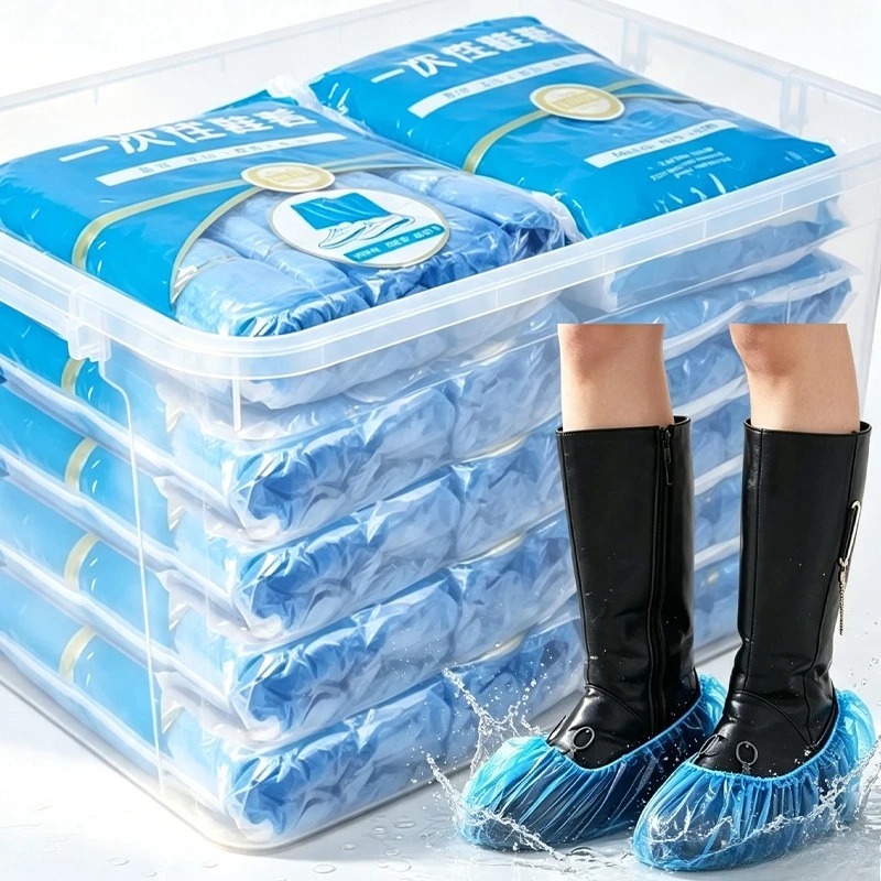 ถุงคลุมรองเท้าพลาสติกแบบใช้แล้ - Shoe Bag Dust บทวิจารณ์และราคา